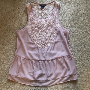 American Eagle peplum tank top